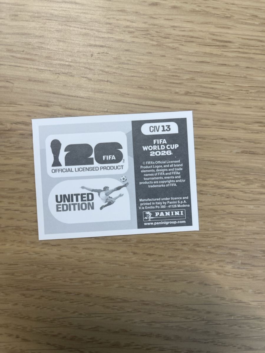 Aufkleber: Panini FIFA WC CIV 13 – Neu (gemäss Beschreibung) aus Lausanne 26 von mar_2ldv 1