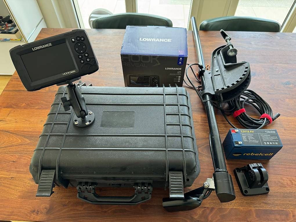 Zubehör: Lowrance Hook 5 Echolot/Fishfinder, Komplettset – Gebraucht aus Adlikon b. Andelfingen von t-san