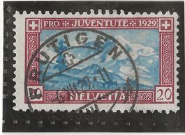FRUTIGEN 06.12.29 auf Zu#J51 Mi#237 Vollstempel [16A7]