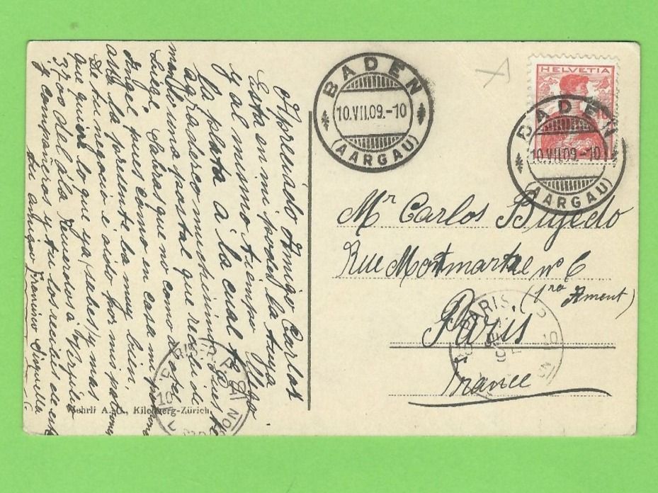 Cartoline postali: Baden, Kursaal – Usato da Zürich venduto da t24_de 1