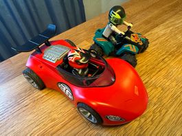 Playmobil Rennauto und Quad