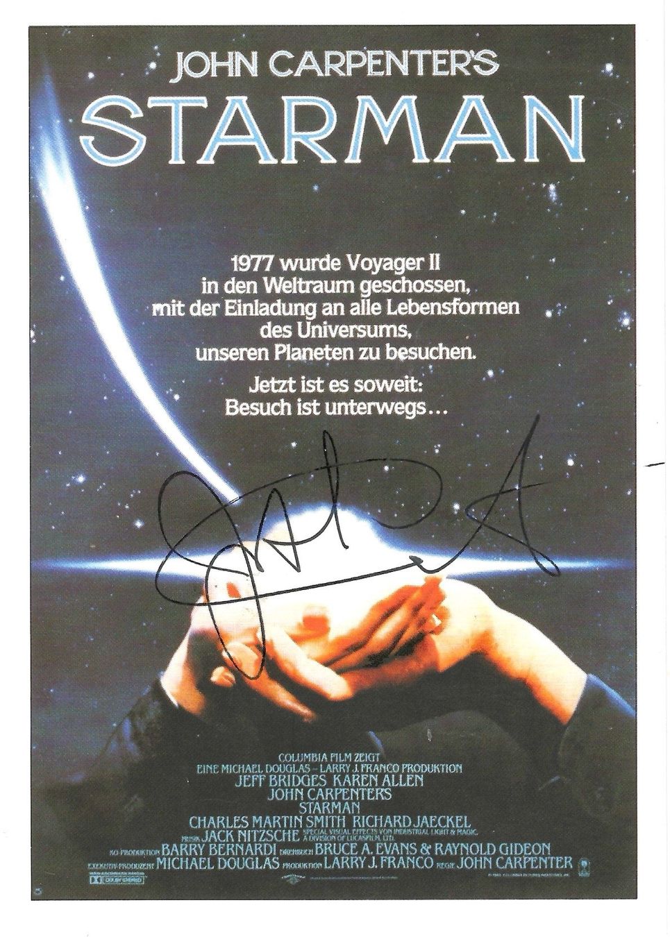 Autografi: JOHN CARPENTER original Autogramm auf Posterkarte – Usato da Guntershausen venduto da sign4me