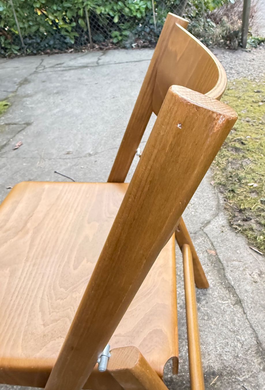 Dietiker Stühle: Hans Eichenberger Klappstuhl braun // 2er Set – Gebraucht aus Schinznach-Dorf von mix 6