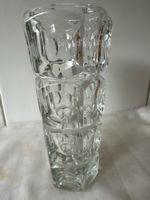 Schöne Kristallglas-Vase, Vintage Design, gebraucht 