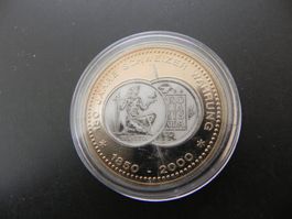Medaille 150 Jahre Franken 1850 - 2000 - 5 Franken 1936