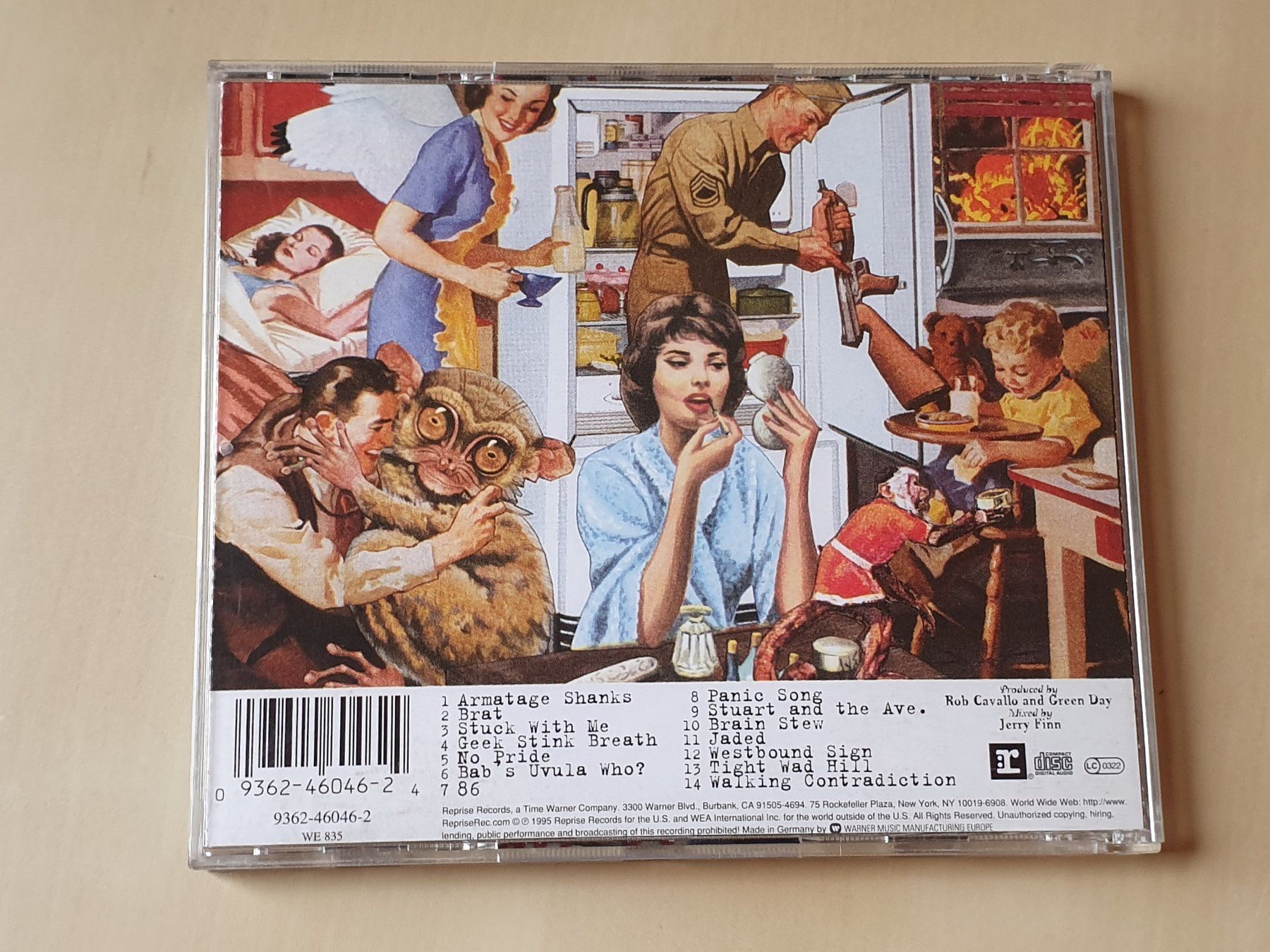 CDs: Green Day Insomniac – Gebraucht aus Stansstad von collectorsshop 1