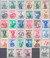 Österreich 893-926 Freimarkenausgabe: Trachten ganze Serie**