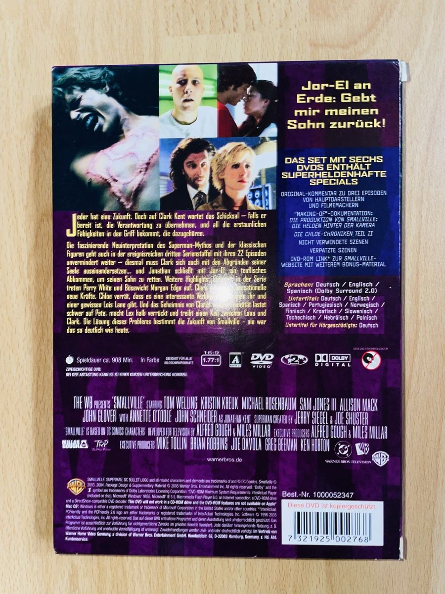 Tutti i DVDs: Smallville Staffel 3 DVD – Usato da Richigen venduto da Pfuschi8 1