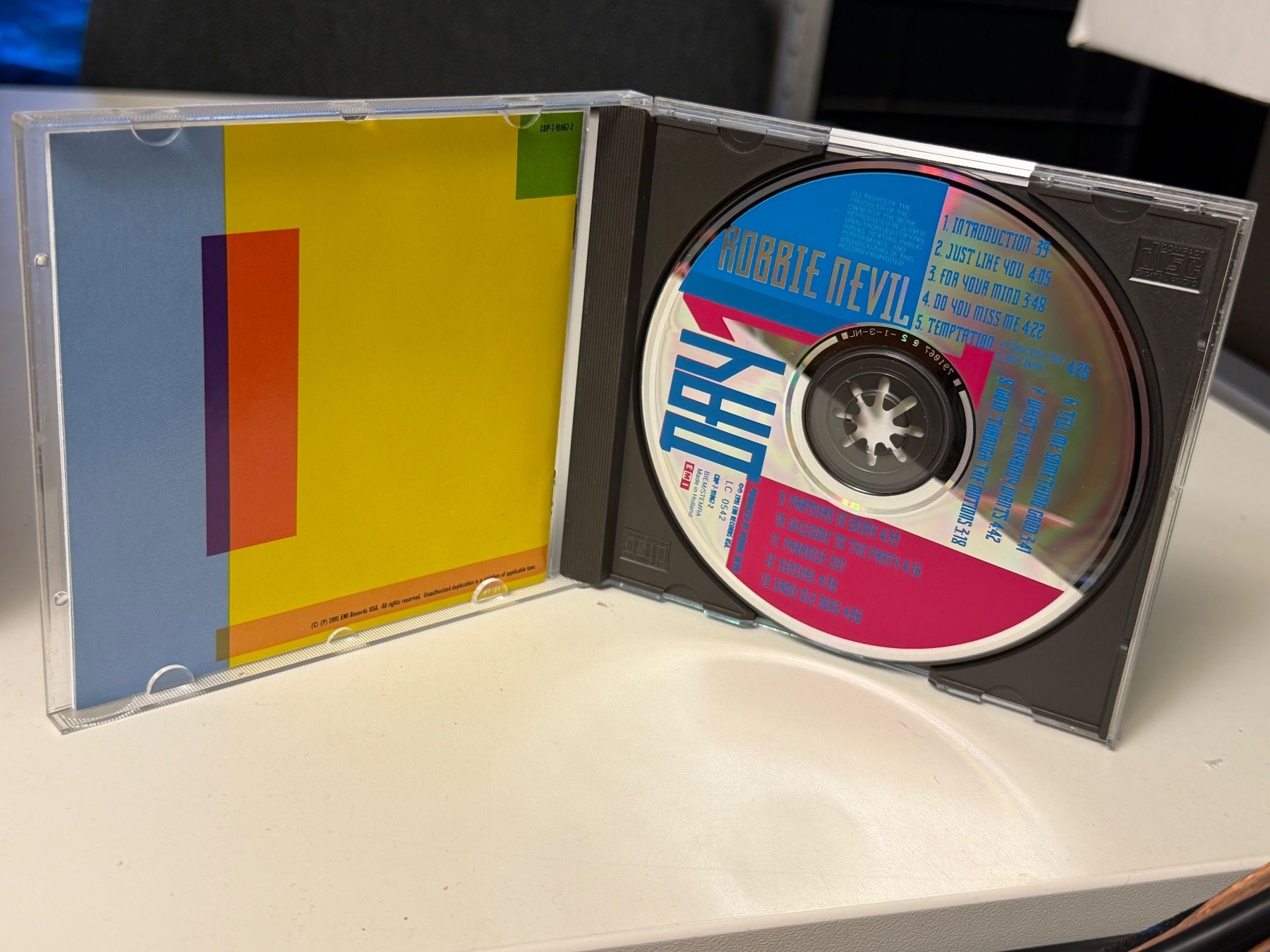 CD: Robbie Nevil - Day 1 - HD23C – Usato da Küsnacht ZH venduto da Jazztilldawn 2
