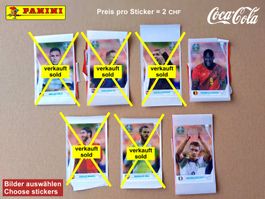Panini Coca-Cola EM EURO 2020 Sticker Bilder – auswählen