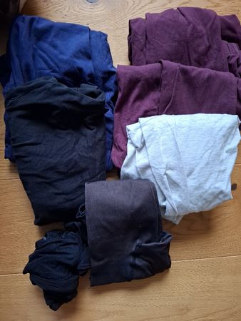 Schwangerschaftsleggings und Strumpfhosen L