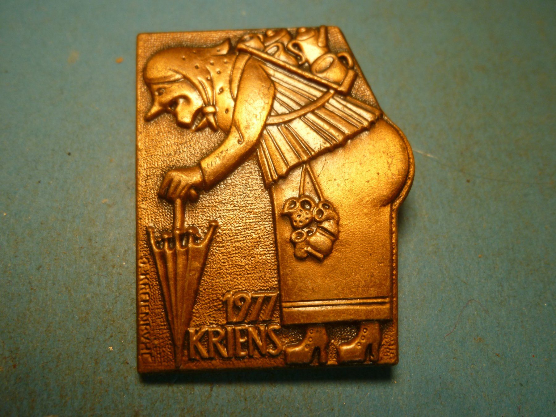 Placchette & Badge: KRIENS 1977 BRONZE – Usato da Ried (Muotathal) venduto da Mandarin02