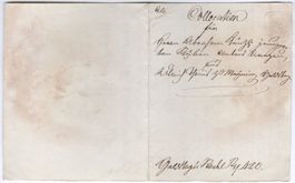 5 Rp. Fiskalstempel vom Kanton BERN auf Dokument von 1844
