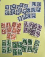Pro Juventute diverse 4-er Blocks mit Mängel ab 1933