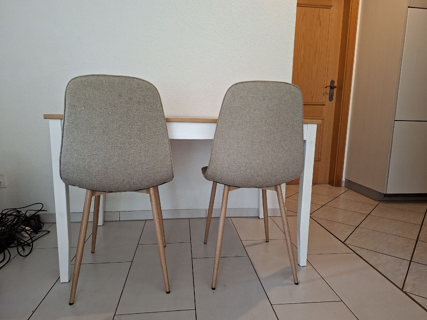 Ikea Set di tavolo e panche: 2* Bistrup Stuhl mit Lerhamn Tisch – Usato da Rufi venduto da tui_g6y2 2