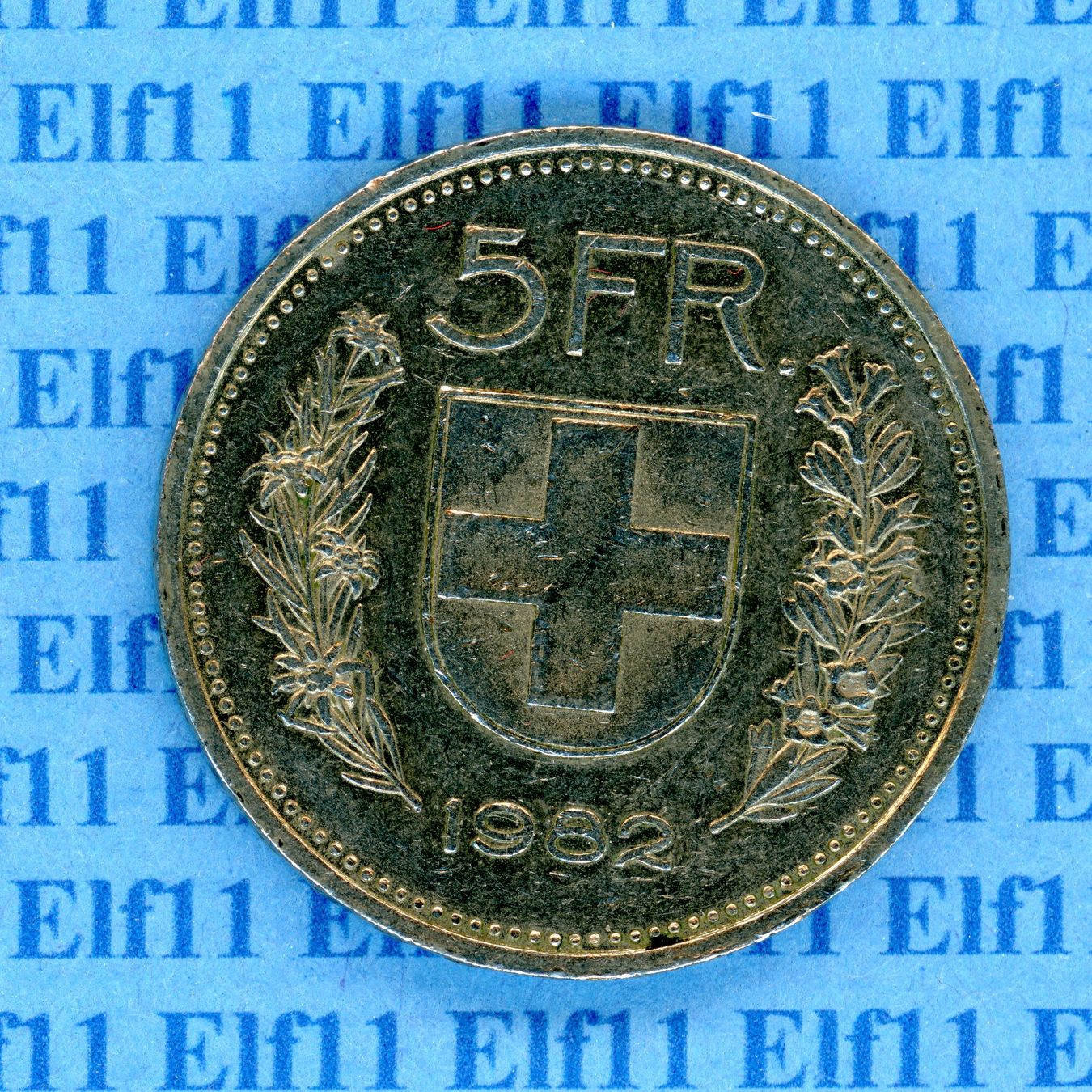 Tutti le monete: CHF___5.00 1982 -vz 5 Franken – Usato da Widnau venduto da Elf11
