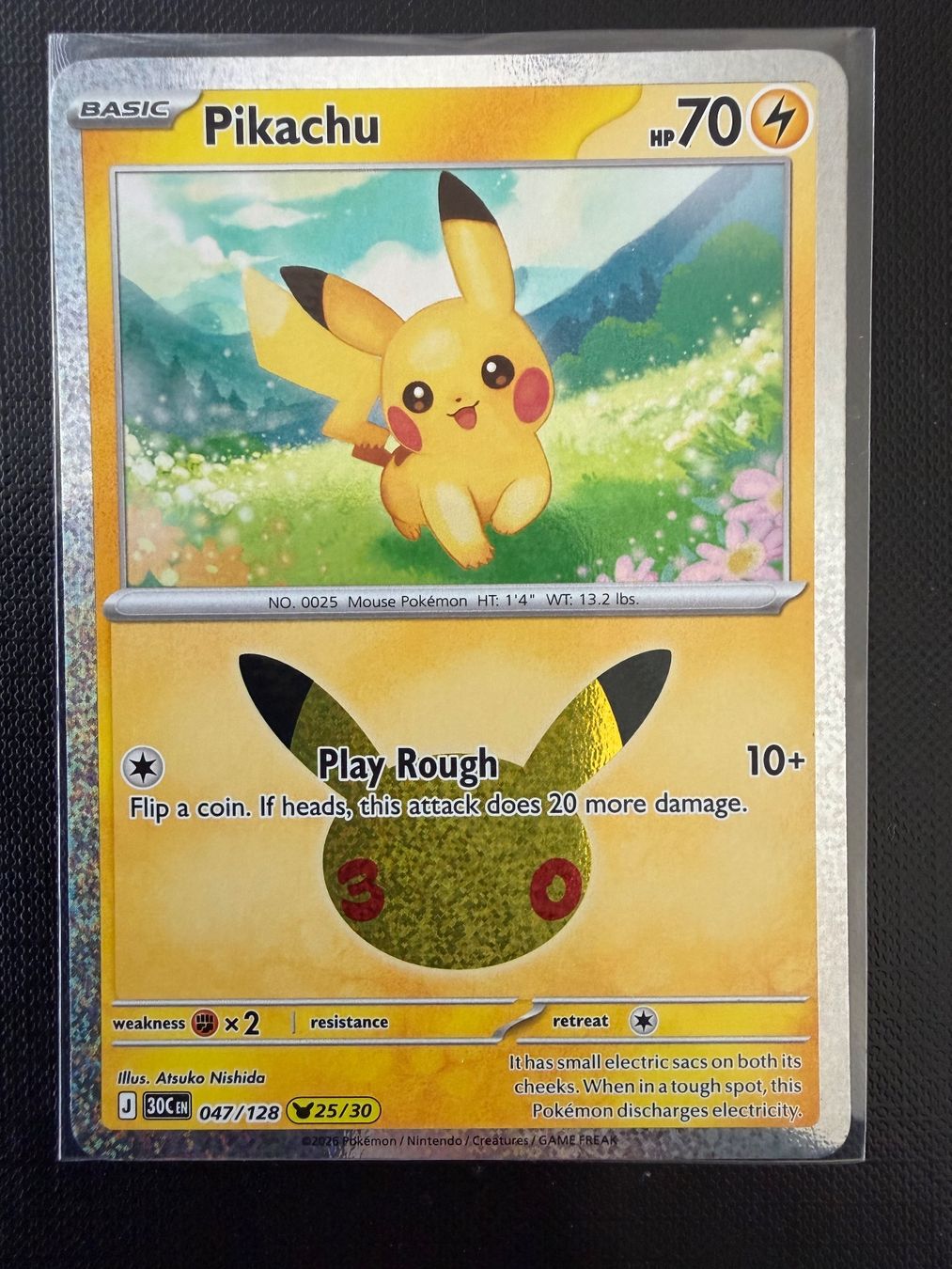 Pokémon Sammelbilder & Trading cards: Pikachu #047 30C EN – Neu (gemäss Beschreibung) aus Savigny von Matgab94