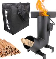 Campingkocher Holzofen faltbar tragbar Edelstahl Outdoor