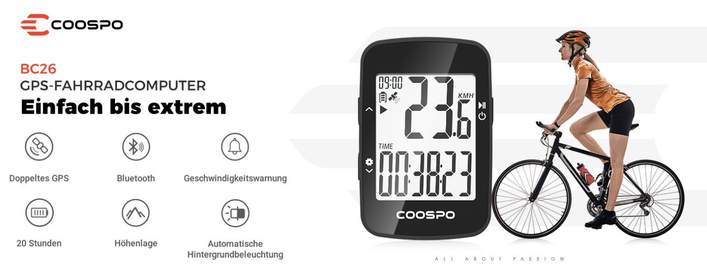 Computer & Strumenti di misurazione: GPS Kabellos Fahrradcomputer Bluetooth 5.0/ANT+ – Nuovo e nell'imballaggio originale da Geneve venduto da Titi2008 2