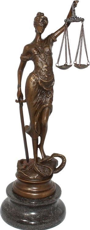 Figuren: Statuette Thémis Déesse Justice Bronze Statue 24cm Haut – Gebraucht aus Monthey von 187-zeroo