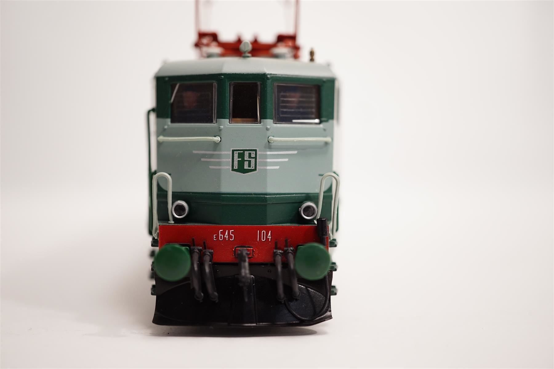Roco Modellini di ferrovie: 5ƒ Roco 63644 FS E 645 E-Lok grün – Usato da Uetendorf venduto da tigermuegi 4