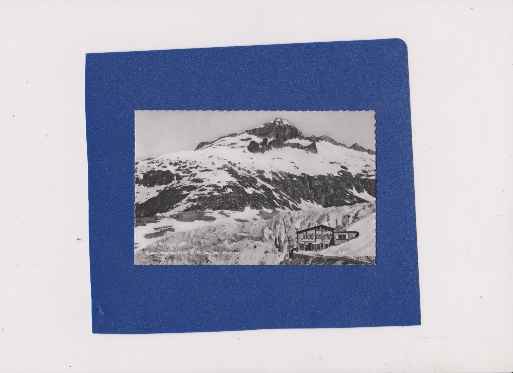 Cartoline postali: Carte postale glacier Rhonegletscher Valais – Usato da Bex venduto da Canouille