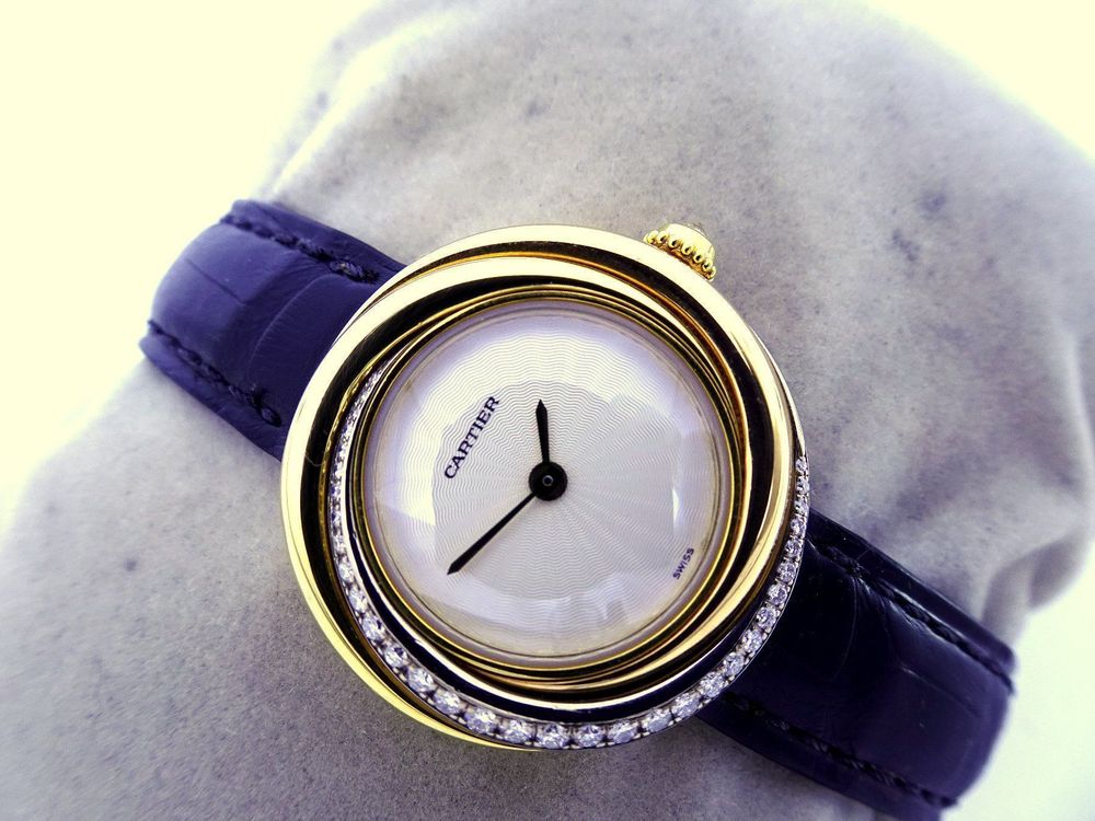 CARTIER TRINITY 18K&DIAMANTEN 2357 QUARTZ DAMENUHR (Gebraucht
