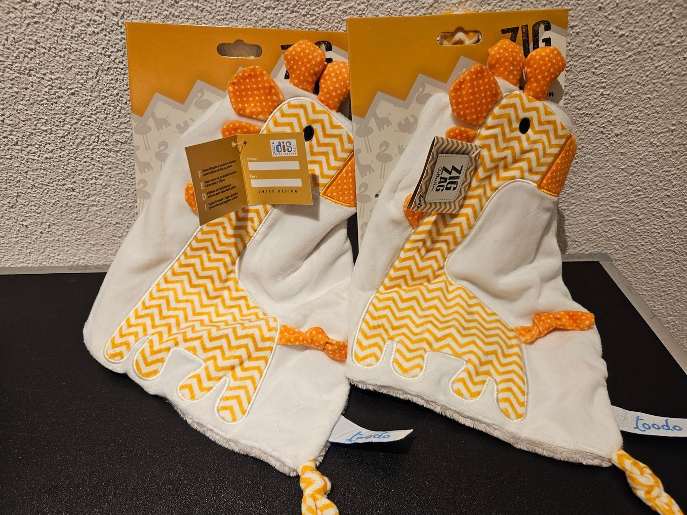 Giocattoli: Neu - zigzag - 2 Stk. Noschi Giraffe – Nuovo e nell'imballaggio originale da Dagmersellen venduto da Jarsetz_Restposten