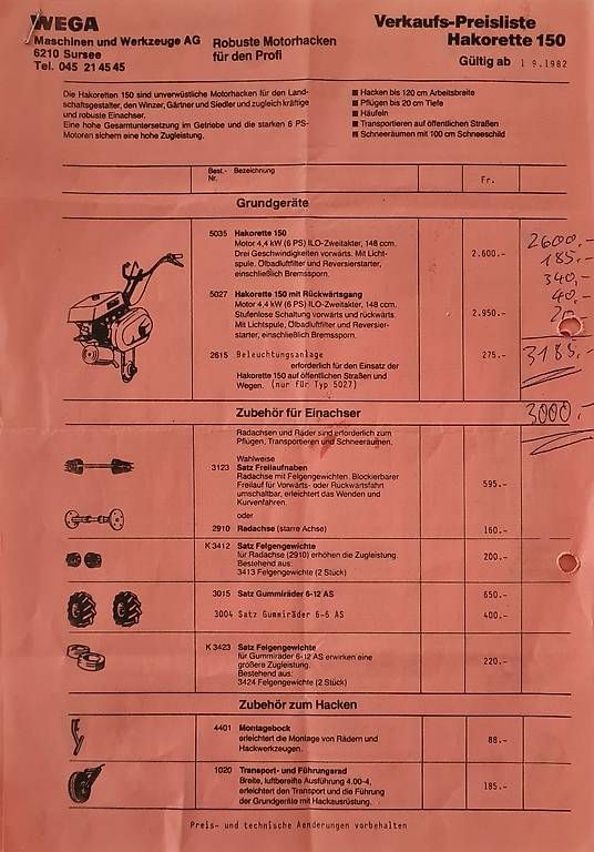 Hako Alle Maschinen: Hako Gartenfräse – Gebraucht aus Gipf-Oberfrick von Rwin5916 3