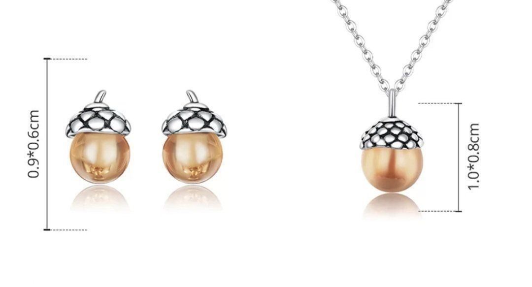 Catenine: Silber 925 Halskette & Ohrstecker Set – Nuovo (secondo la descrizione) da Zürich venduto da Stonejewelry 4