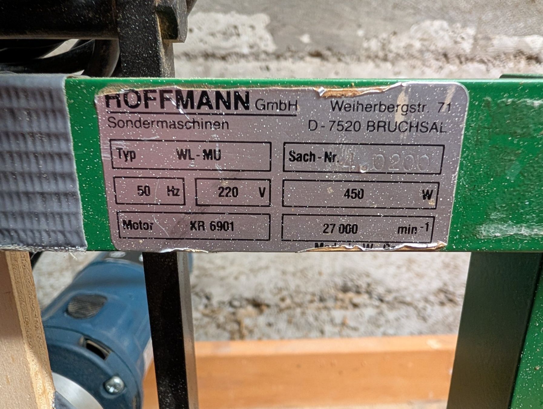 Tutte le macchine: Hoffmann Schwalbenschwanzfräse Keilnutfräse – Usato da Deitingen venduto da Dongranato 2