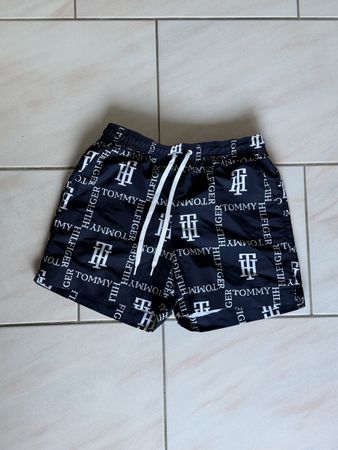 Badehose Tommy Hilfiger blau weiss Grösse S gebraucht