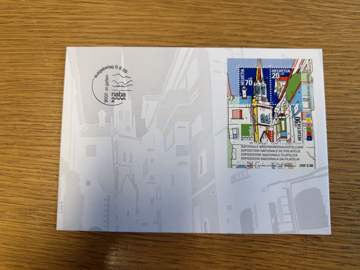 Alle Briefmarken: 5 FDCs mit Blöcken Schweiz  – Neu (gemäss Beschreibung) aus Murgenthal von Tina_4055 2