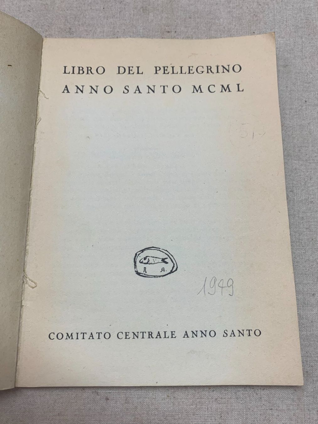Libri: Libro del Pellegrino - 1949 – Usato da Sorengo venduto da 74in 1