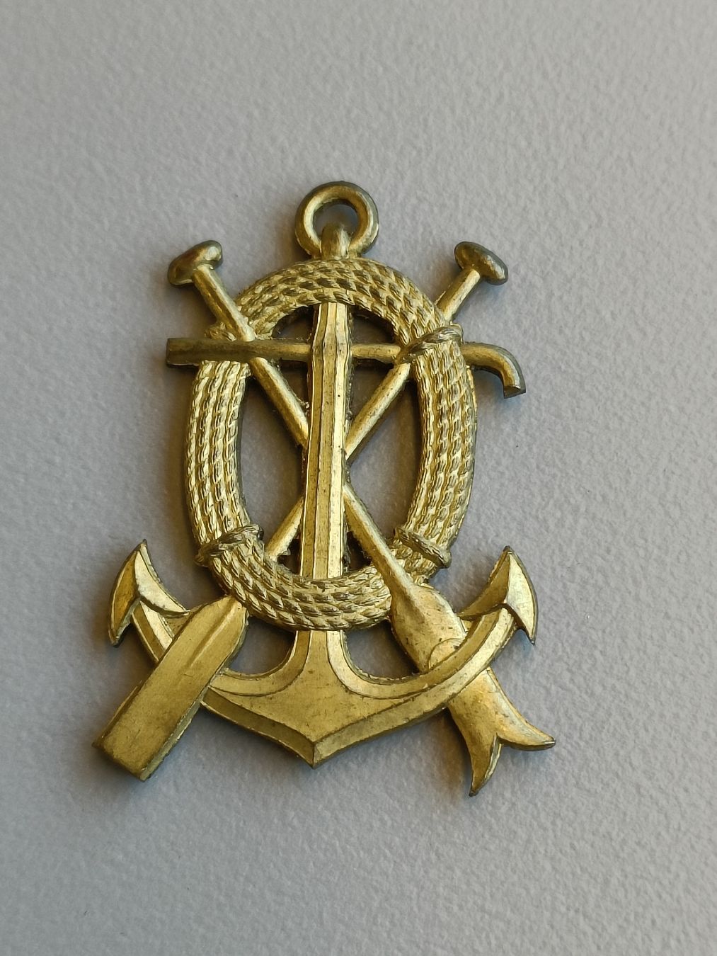 Schweizer Armee Placchette & Badge: Altes Abzeichen Anhänger Schweizer Armee - Pontoniere – Usato da Brugg AG venduto da Ente015