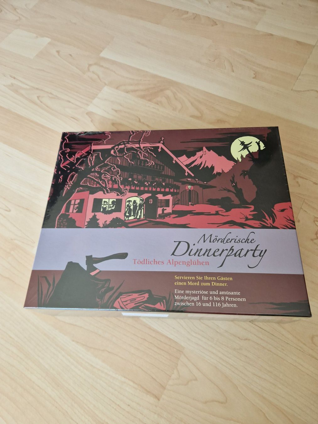 Giochi: Krimidinner Tödliches Alpenglühen – Nuovo e nell'imballaggio originale da Riet (Neftenbach) venduto da honeymoon10