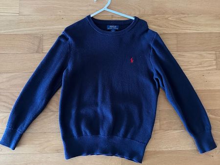 Ralph Lauren Blue Pullover Size 7, 130, as NEW