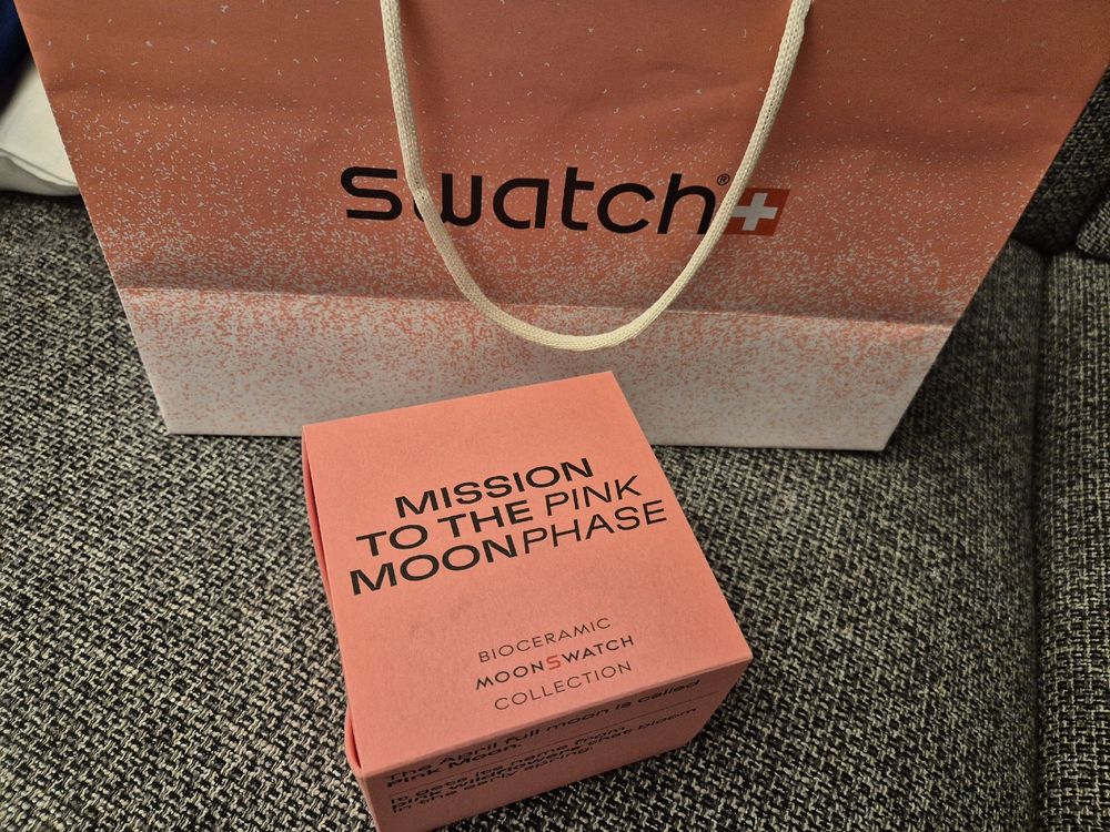 Omega x Swatch Moonswatch Mission to the Pink Moonphase 6