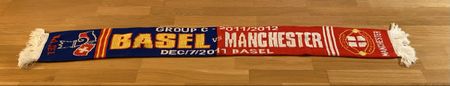 Fussballschal FC Basel vs Manchester United 2011/2012
