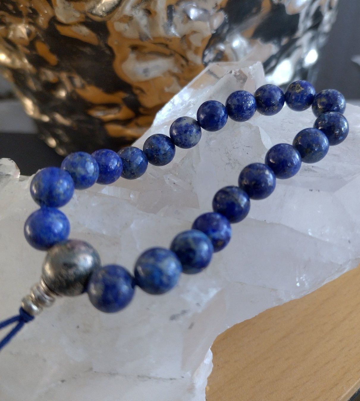 Bracciali & Braccialetti: ARMBAND MIT LAPISLAZULI – Usato da Romanshorn venduto da BoutiqueA