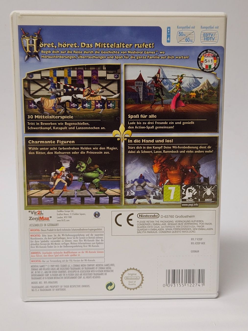 Nintendo Spiele: Nintendo Wii - Medieval Games / #WT18 – Gebraucht aus Oberdorf BL von BaldenEagle 3
