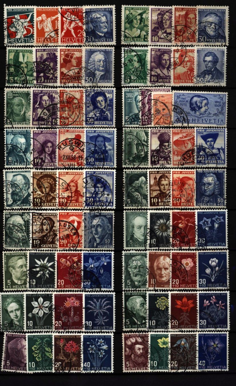 Tutti i francobolli: Pro Juventute SAMMLUNG  +2 Blocks bis 1984 (PJ511) – Usato da Seuzach venduto da Harri19 3