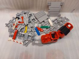 Set treno Lego Duplo con binari e locomotiva usati
