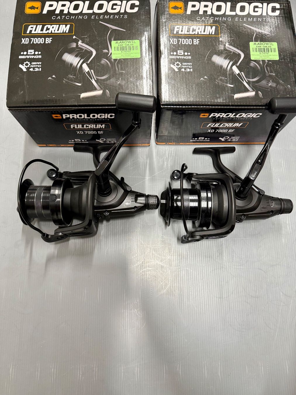 Rollen & Spulen: 2x Prologic Fulcrum 7000BF Karpefenrollen – Neu und originalverpackt aus Trimbach von duri..