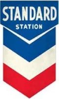 Blechschild Pfeil-STANDARD STATION