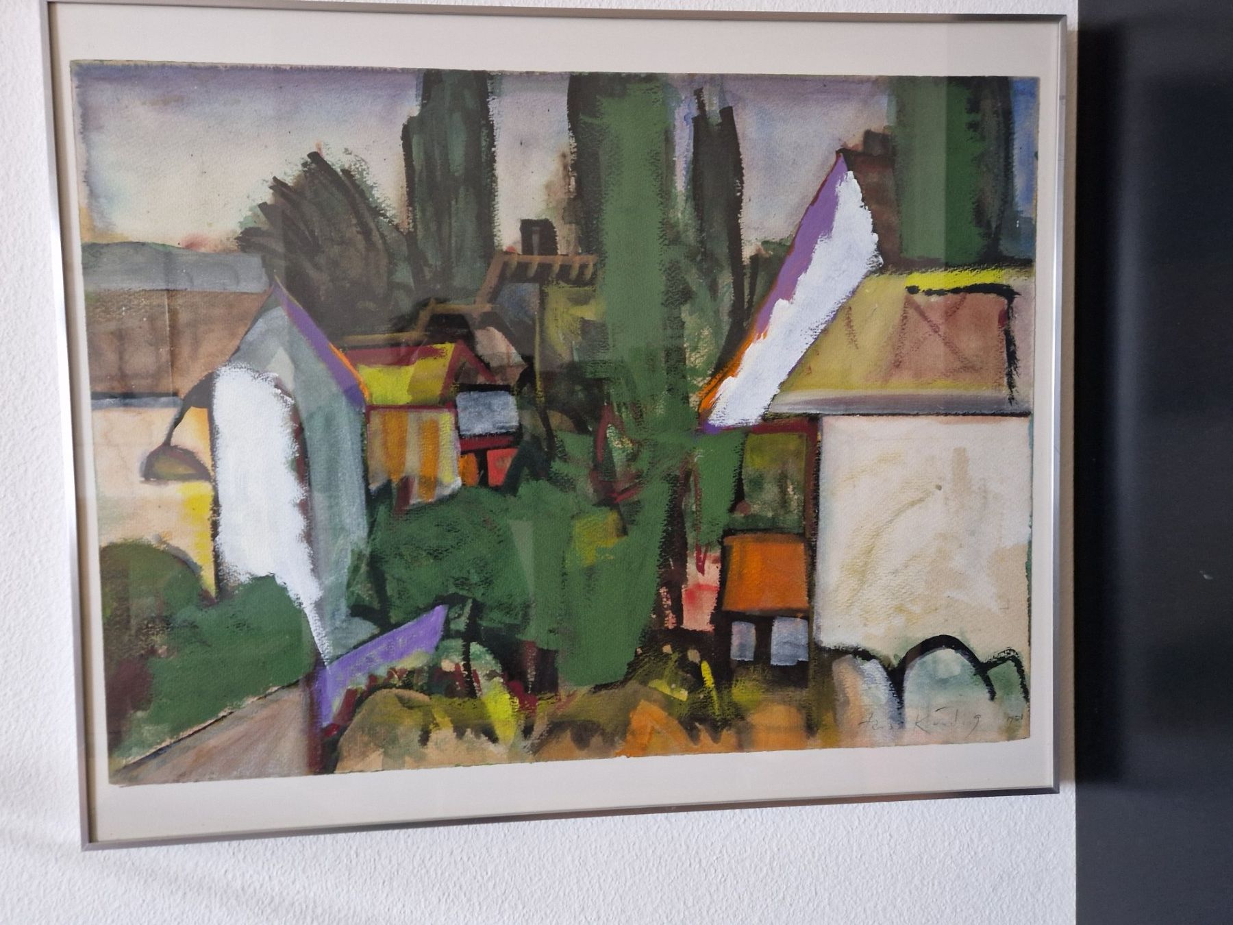Gemälde: Gemälde von Hans Kündig 1951 – Gebraucht aus Zürich von anne049