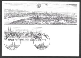 Maximumkarte W76 - W78 Basler Taube Basel 17.6.1995