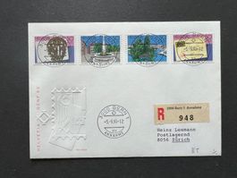 FDC Naba  aus Block Vollstempel 1990   (M30)