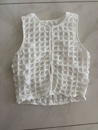 Weste Damen Weiss Grösse S  Neu