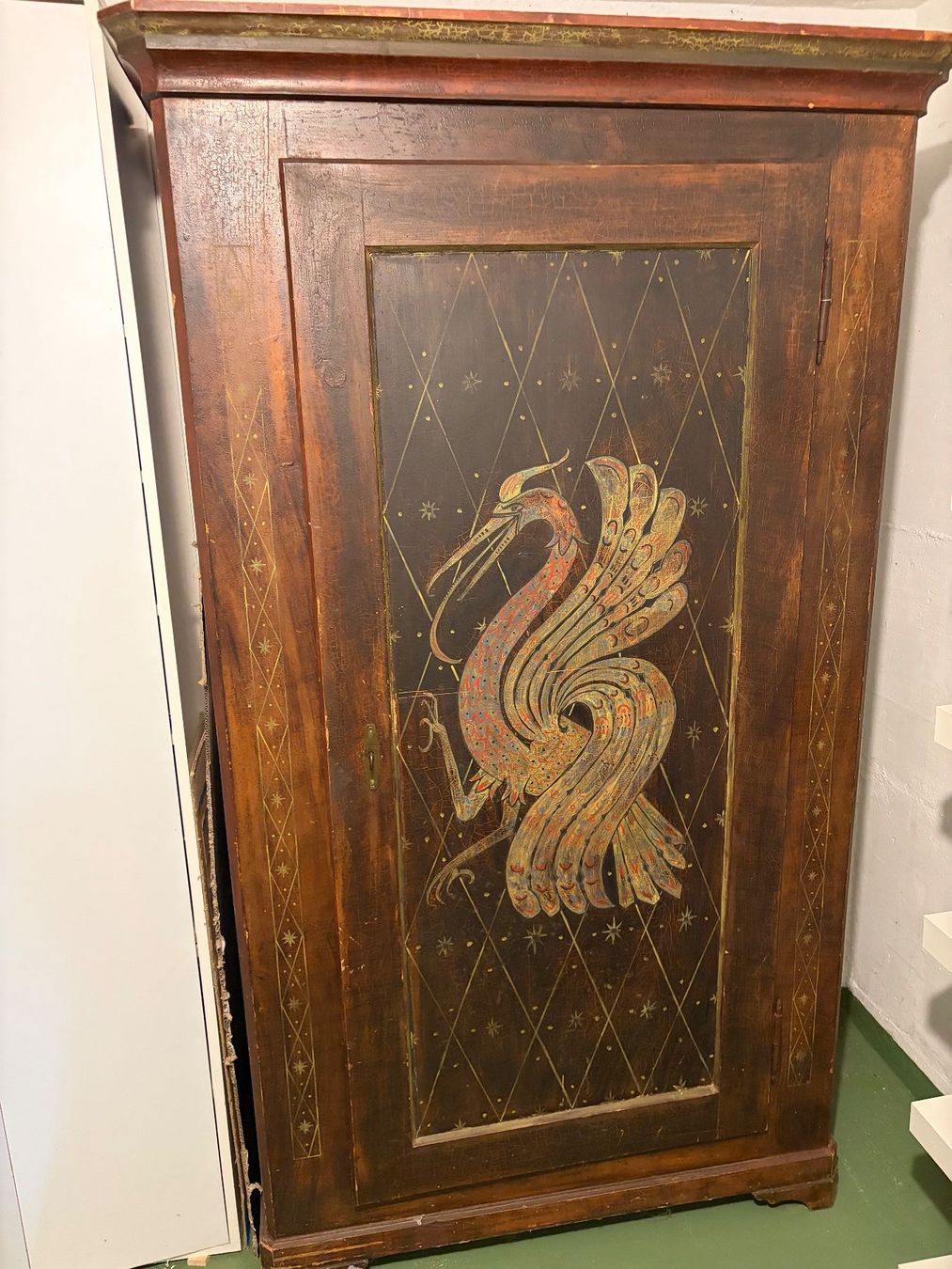 Armoires: Brauner Schrank mit Tablar – D'occasion à Steinach par Estil 1
